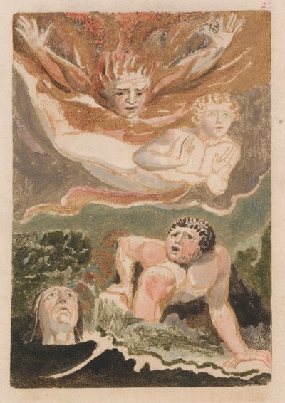 The First Book of Urizen, Plate 4 (Bentley 24) by William Blake